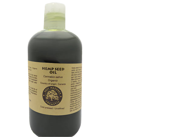 100% Pure Hemp Seed Oil (organic, cold pressed)