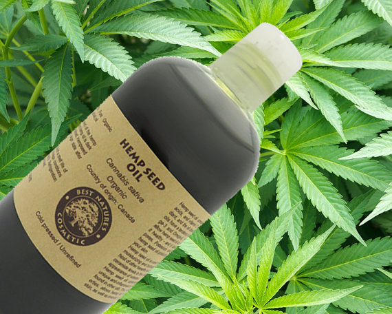 100% Pure Hemp Seed Oil (organic, cold pressed)