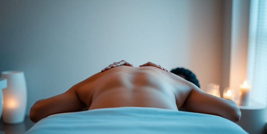 Relaxing massage session with a therapist.